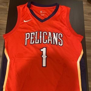 Mens Nike Zion Williamson New Orleans Pelicans Red Jersey